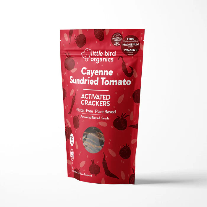 Little Bird Activated Crackers - Cayenne Sundried Tomato