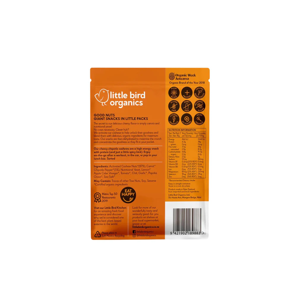 Little Bird Activated Nuts - Cheesy Chipotle Cashews