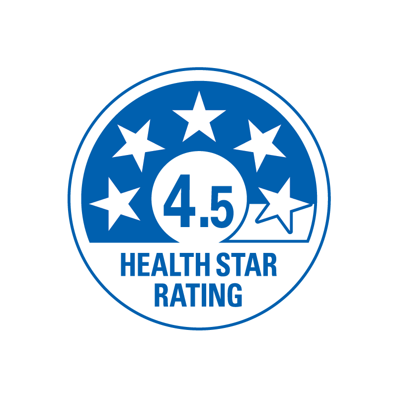 Wisefoods Clever Benefits - 4.5 Health Star Rating Logo for Clever Cookies