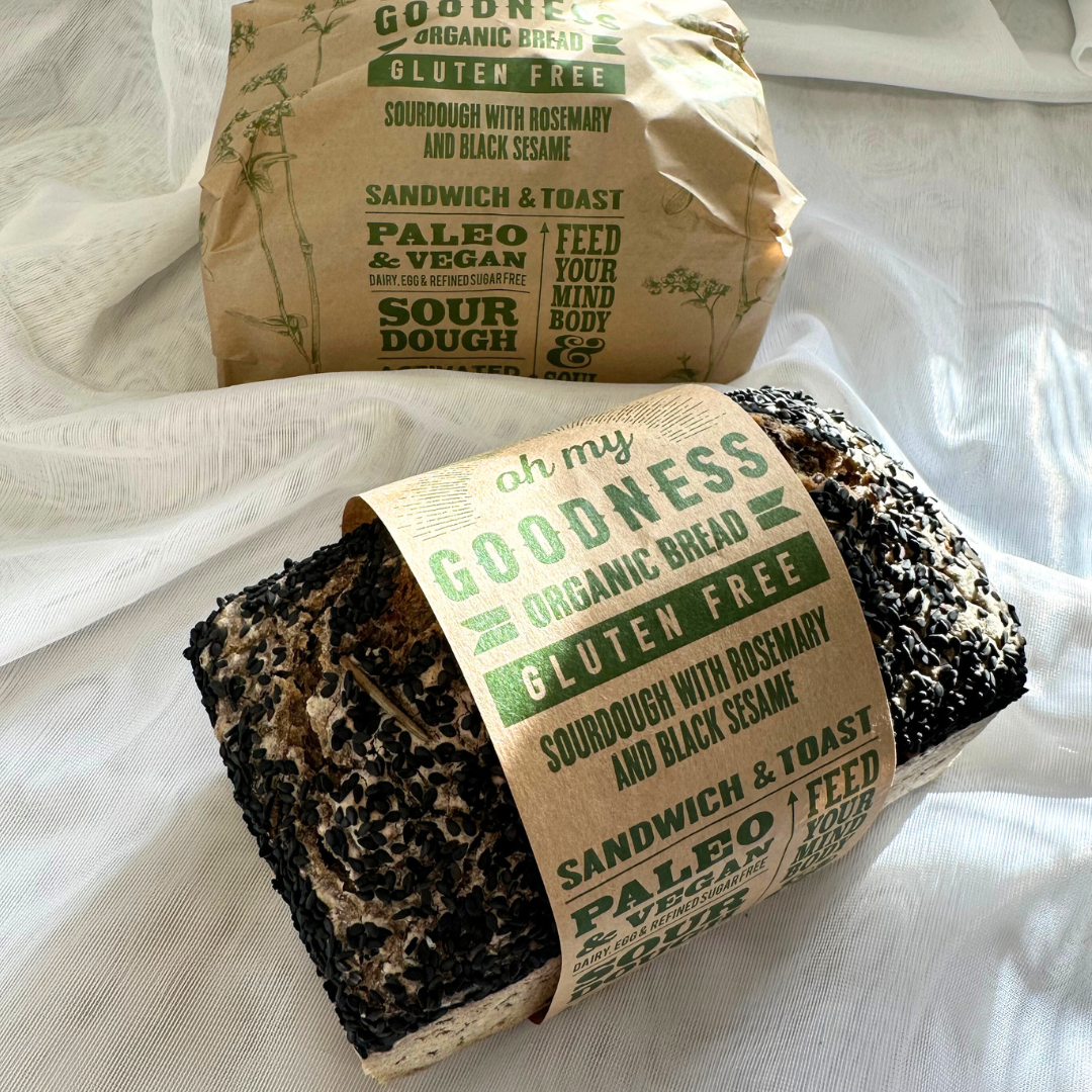 OMGoodness - Sourdough with Rosemary &amp; Black Sesame