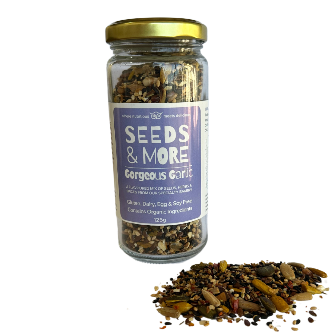 Wisefoods | Seeds & More - Gorgeous Garlic - Label