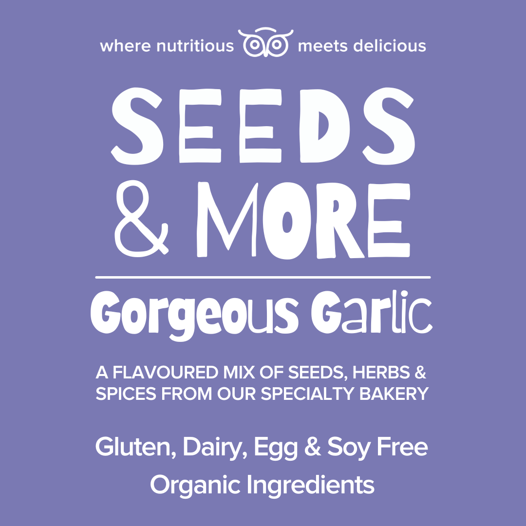 Wisefoods | Seeds &amp; More - Gorgeous Garlic - Label
