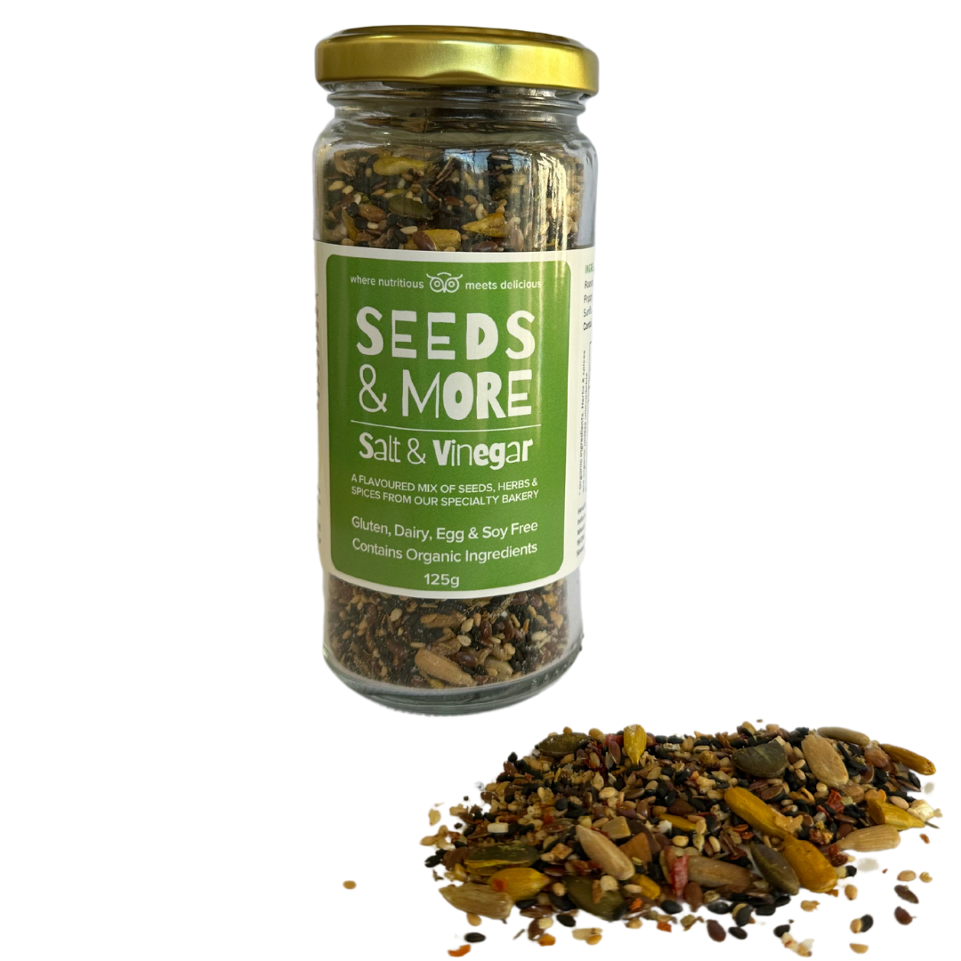 Wisefoods | Seeds & More - Salt & Vinegar - Label