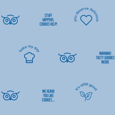 Wisefoods gift wrapping service - funky tissue wrap